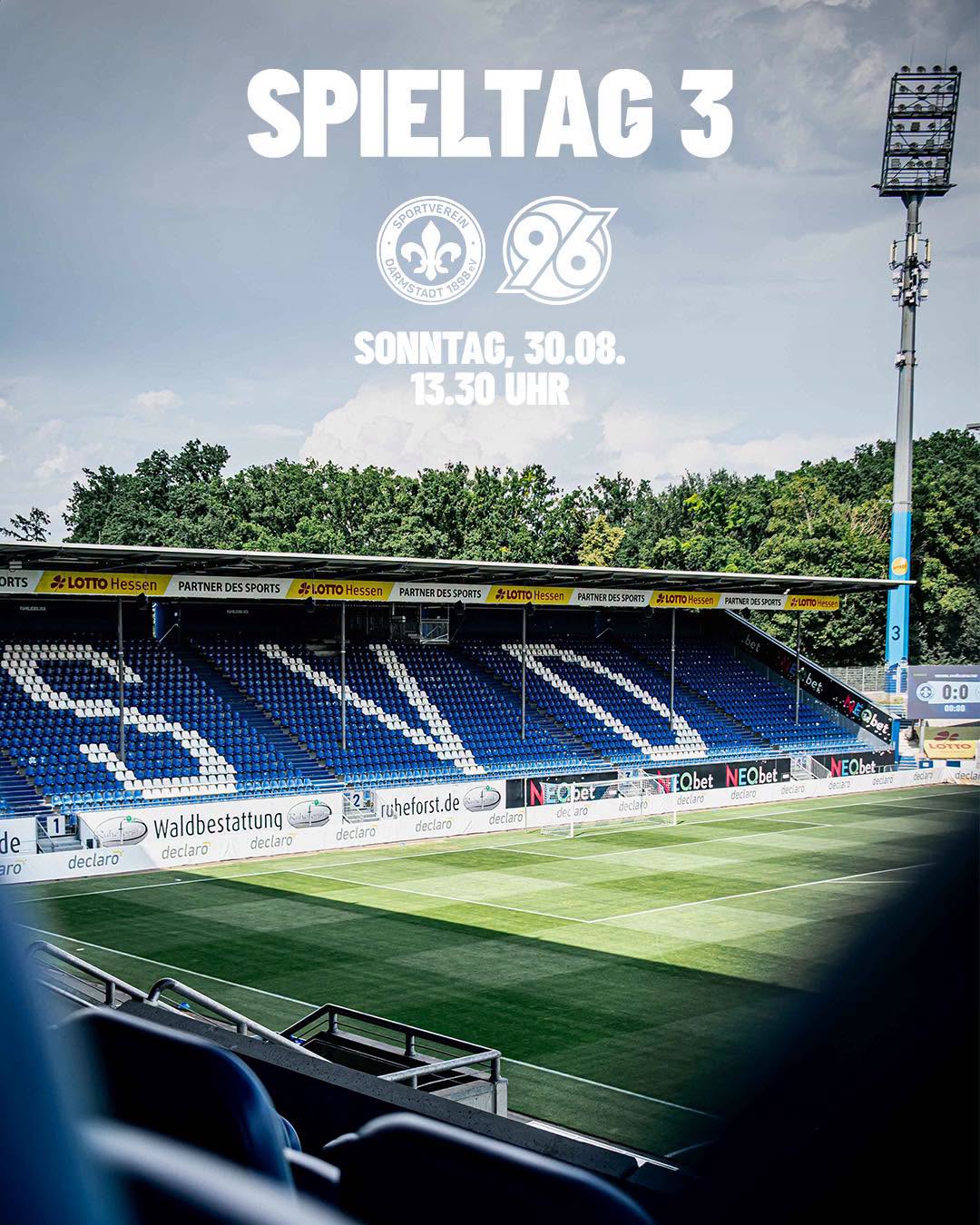 3. Spieltag – SV Darmstadt 98 vs. Hannover 96