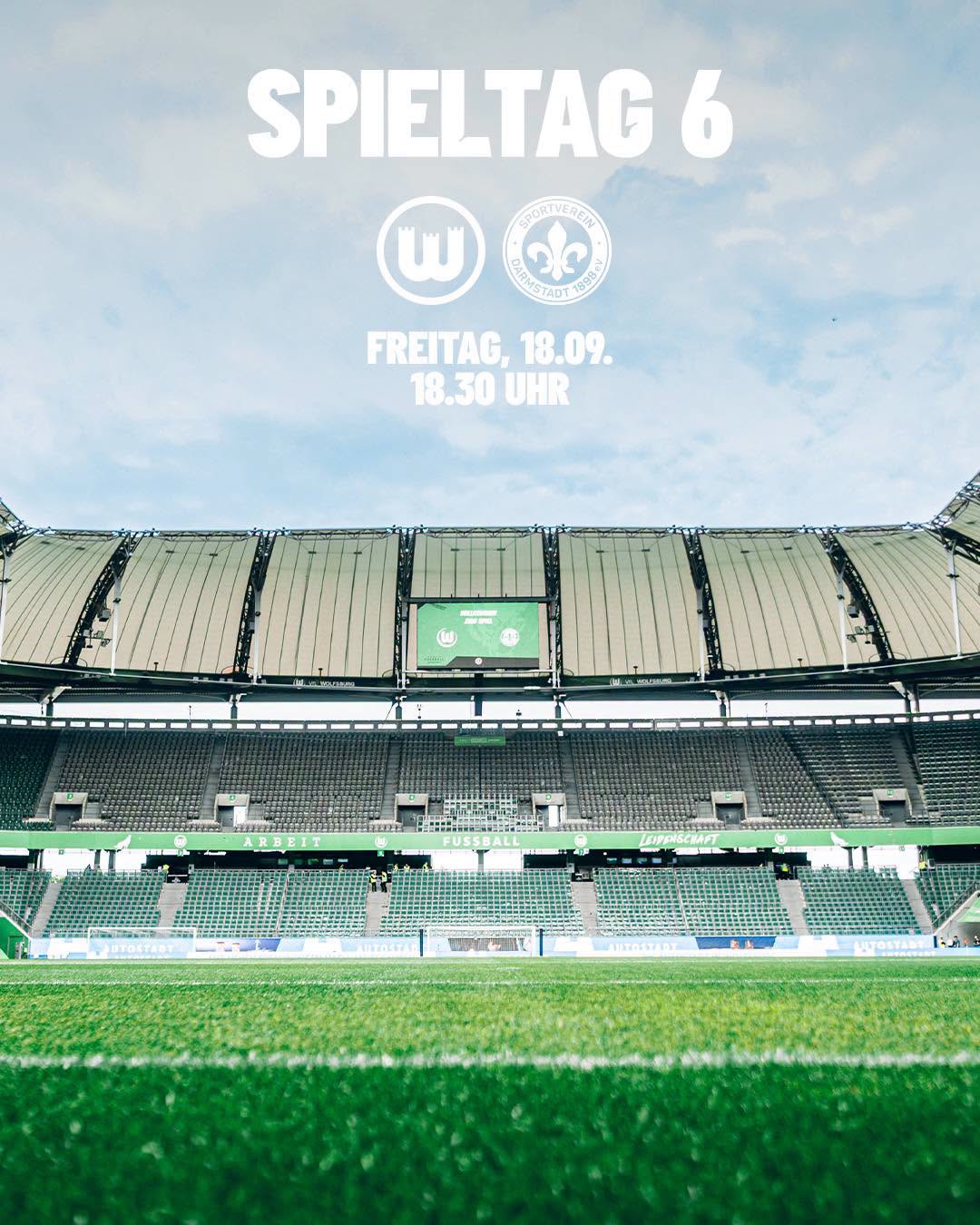 6. Spieltag – VfL Wolfsburg vs. SV Darmstadt 98