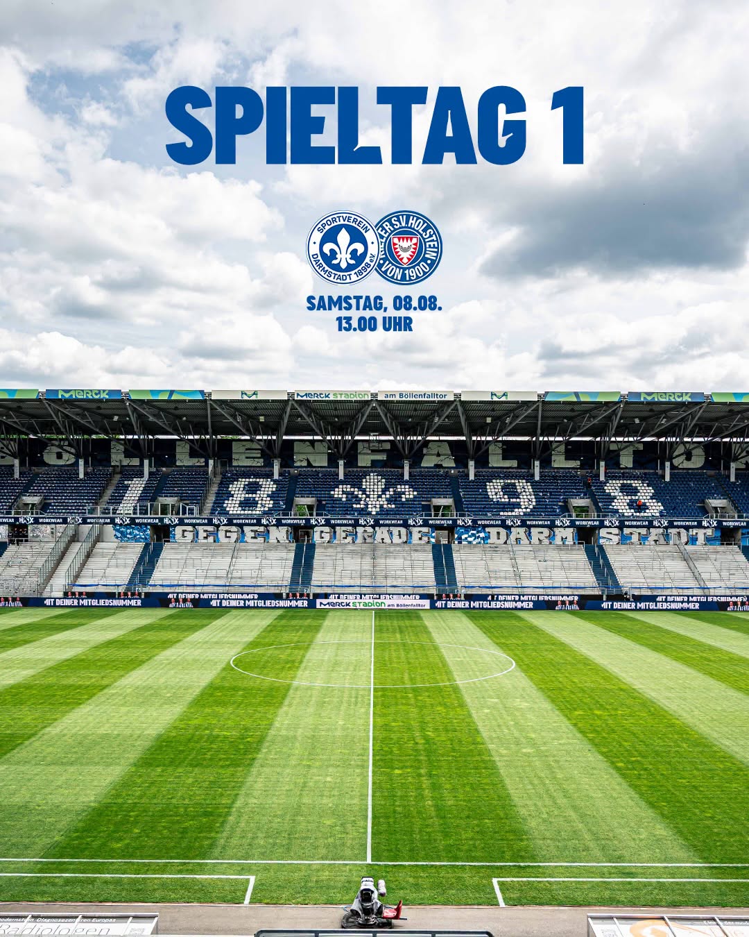 1. Spieltag – SV Darmstadt 98 vs. Holstein Kiel